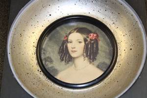Vintage Framed Print Of Some Lady  Framed in New York