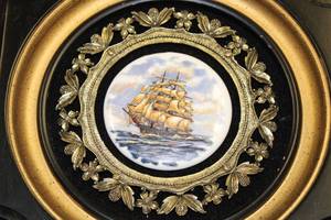 Vintage Wall Hanging  Ship