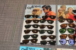 Vintage Deadstock Opti Ray Sunglasses Display Lot #4  48 Glasses