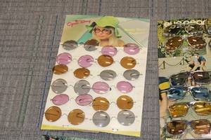Vintage Deadstock Opti Ray Sunglasses Display Lot #5  48 Glasses