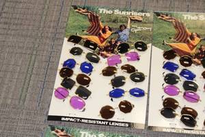 Vintage Deadstock Opti Ray Sunglasses Display Lot #6  48 Glasses