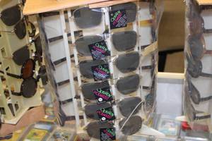 Vintage Deadstock Opti Ray Sunglasses Display Lot #8  67 Glasses