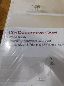 (2) 42 in. Floating Shelf