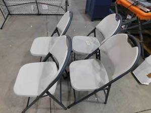 6 Lifetime Folding Table & 4 Chairs