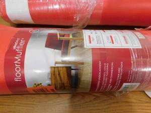 (2) FloorMuffler 100 sq. ft. 4 ft. x 25 ft. x 0.08 in. Premium Underlayment for Laminate, Hardwood, and Engineered Floors