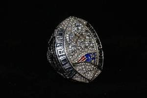 lot 8 image: Replica Tom Brady Super Bowl Champion Ring - 2018 Season