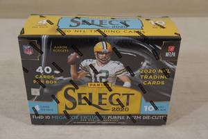 lot 17 image: MEGA Box of 2020 Panini Select Football Card Packs