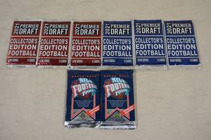 lot 26 image: Football Card Packs - 2021 Premier Draft, 1991 UD