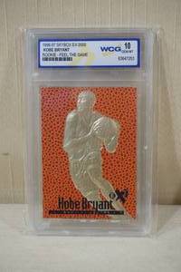 lot 29 image: 1996-97 Skybox EX-2000 Kobe Bryant Feel the Game Rookie Card - WCG 10