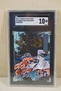 lot 31 image: 2016-17 Panini Court Kings Giannis Antetokounmpo Maestros #2 - SGC 10