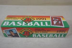 lot 62 image: 1991 Bowman Baseball Card Complete Set