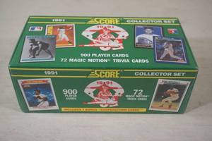 lot 63 image: 1991 Score Baseball Card Complete Set