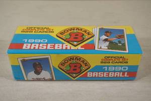 lot 66 image: 1990 Bowman Baseball Card Complete Set