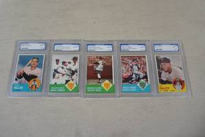 lot 85 image: Graded 1963 Topps Baseball Cards - YankeesGiantsWorld Series