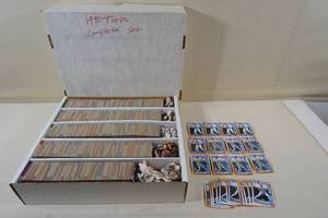 lot 185 image: 1990 Topps Baseball Cards - Appears to be Complete Set