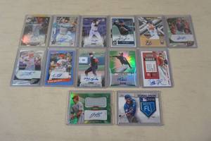 lot 194 image: Baseball Auto and Insert Cards - Donaldson
