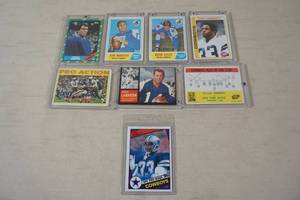 lot 202 image: Dallas Cowboys Cards - Dorsett, Meredith, Staubach