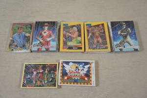 lot 209 image: Pop Culture Trading Cards - Sonic, Power Rangers, Wrestling