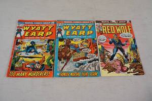 lot 226 image: Marvel Western Comic Books - Wyatt Earp, Red Wolf