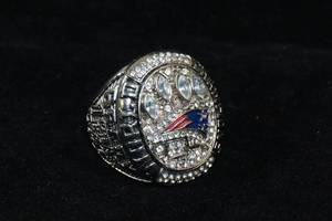lot 6 image: Replica Tom Brady Super Bowl Champion Ring - 2014 Season