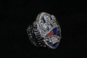 lot 7 image: Replica Tom Brady Super Bowl Champion Ring - 2016 Season