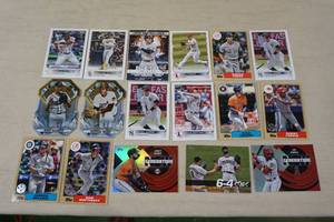 lot 114 image: Baseball Cards - Judge, Trout, Ohtani, Paige Die Cut