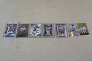 lot 117 image: Minnesota Vikings Cards - Signed Edwards, Rice Rookie, Greenway Rookie