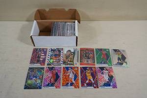 lot 127 image: Basketball Cards - Refractors, Inserts, KAT, Bird, Rondo