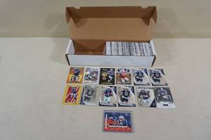 lot 128 image: New England Patriots Football Cards