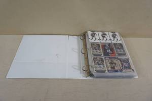 lot 129 image: Binder of New England Patriots Football Cards