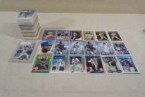lot 148 image: Baseball Cards - Kirby, Deion, Graded Sosa with Bat Chunk