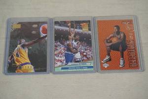 lot 156 image: Rookie Basketball Cards - Kobe Skybox, Shaq Ultra, Ray Allen UD