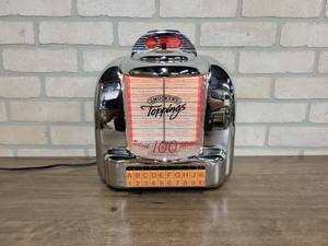 lot 1451 image: Crosley Jukebox Radio  Tape Player - 12 x 14 - WORKS