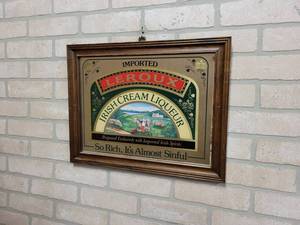 lot 1463 image: LEROUX Irish Cream Liqueur Mirror - 18.5 x 14.5