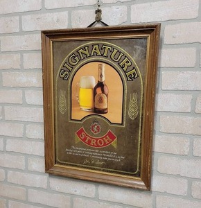 lot 1470 image: STROH Signature Beer Mirror - 20.5 x 15.5
