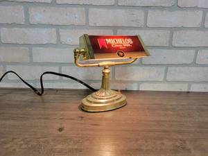 lot 1476 image: Michelob Classic Dark Beer Desk Lamp - Stands 8 Tall - WORKS