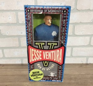 lot 1507 image: Original Jesse Ventura Action Figure in Box - Box is 13 Tall