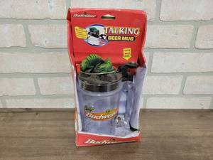 lot 1512 image: Budweiser Talking Lizards Beer Mug - Says The Budweiser LizardsWe Could Have Been Huge