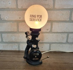 lot 1533 image: Ring For Service Bar Lamp - 11 Tall - WORKS