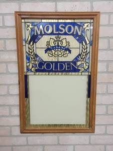 lot 1552 image: MOLSON Golden Beer Menu Board - 19 x 28