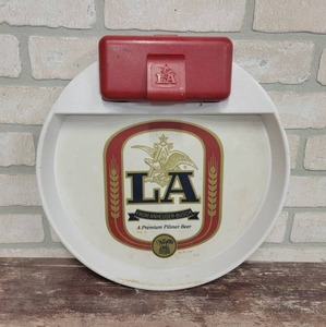 lot 1560 image: LA Beer Tray - 14 Diameter