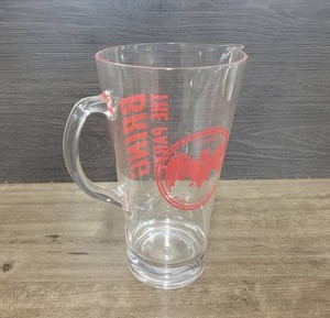 lot 1570 image: Bacardi Plastic Pitcher - 10 Tall