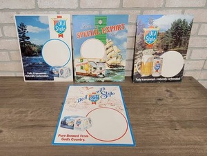 lot 1610 image: (4) Heilmans Old Style and Special Export Cardboard Signs - All are from 1981 to 1984 - 11 x 14
