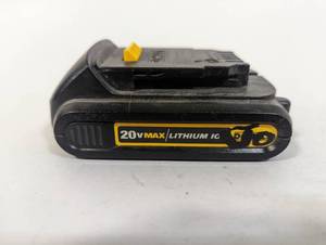 lot 705 image: DeWalt 20v 1.3AH Battery - Tested