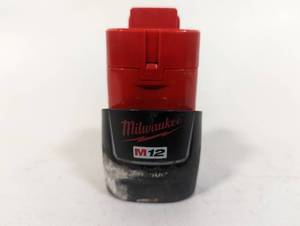 lot 707 image: Milwaukee 12v 2AH Battery - Tested