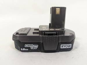 lot 717 image: Ryobi 18v 1.5AH Battery - Tested