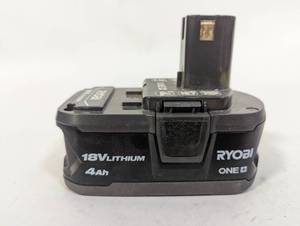 lot 720 image: Ryobi 18v 4AH Battery - Tested