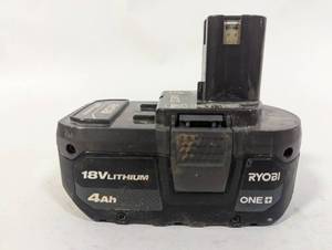 lot 723 image: Ryobi 18v 4AH Battery - Tested