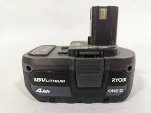 lot 724 image: Ryobi 18v 4AH Battery - Tested
