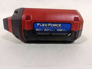 lot 733 image: Toro FlexForce 60V 2AH Battery  - Tested